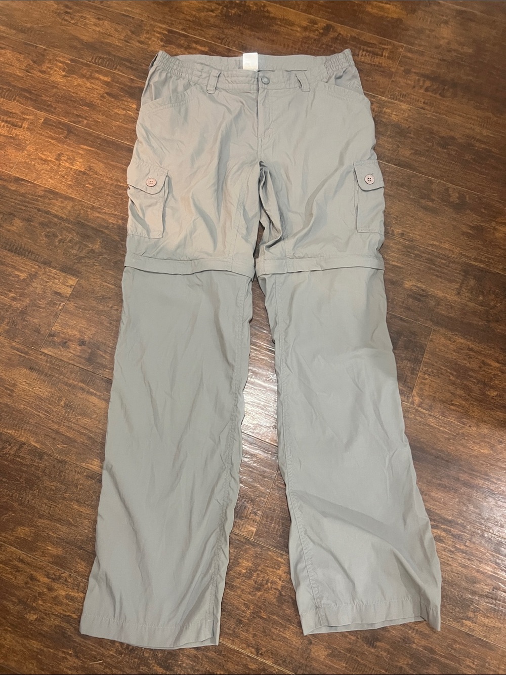 The North Face Light Gray Men's Zip-Off Cargo Pants